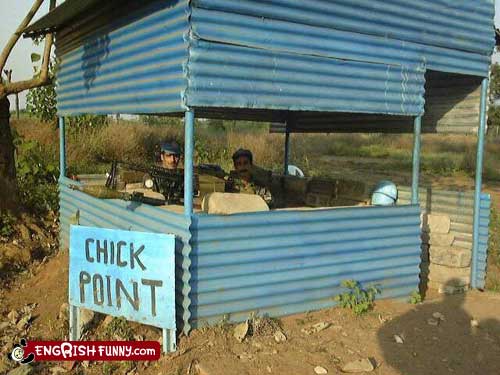 military chick point