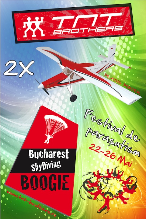 Bucharest Skydiving Boogie poster