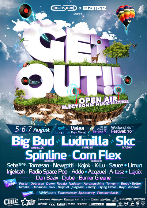 get out festival poster
