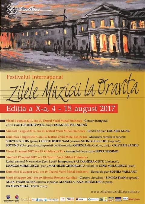 Festivalul Zilele Muzicii la Oravita 2017