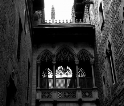 In Barcelona - balcon gotic