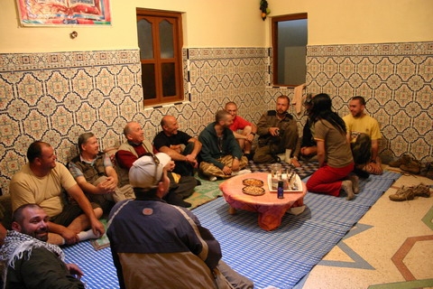 In mijlocul marocanilor