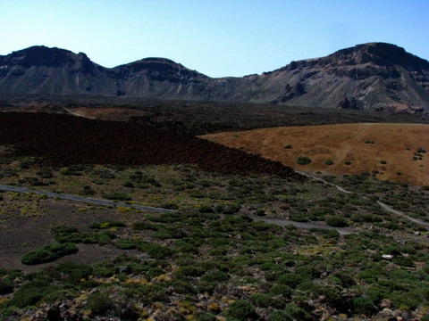 Peisaj langa vulcanul El Teide