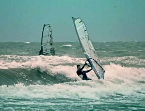 Windsurfing - furtuna de toamna