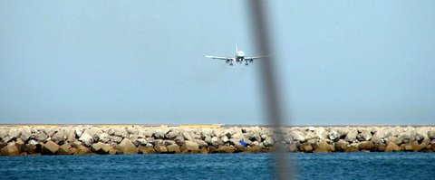 Pista aeroportului din Gibraltar