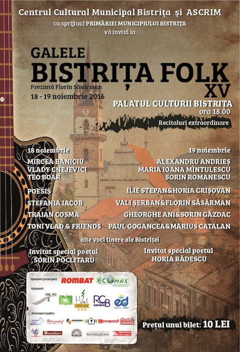 Festivalul National Bistrita Folk 2016