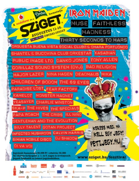 poster sziget festival 2010