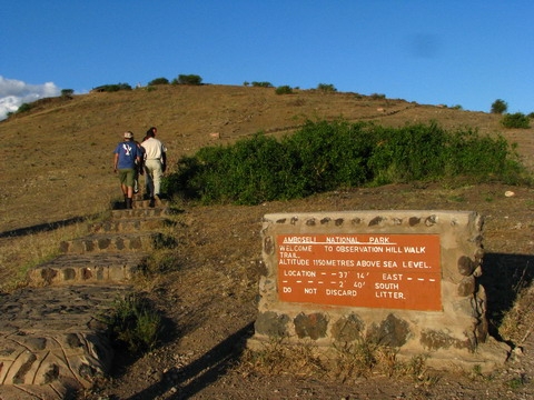 Observation hill Amboseli Park
