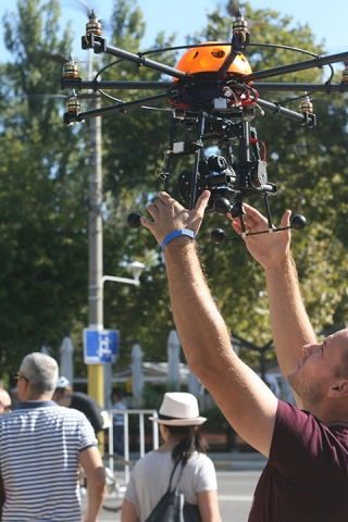 Filmari drona