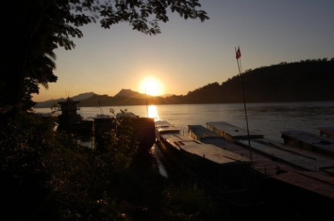 Mekong sunset