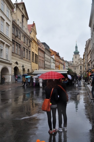 Praga in ploaie