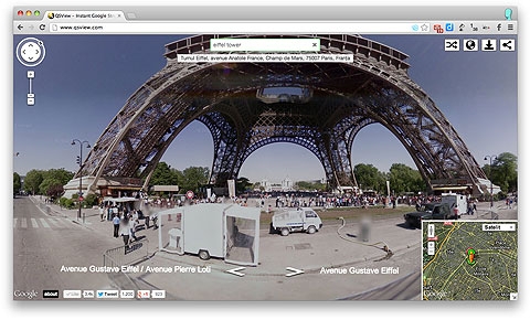 Turnul Eiffel - Google Street View