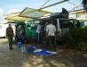 Reorganizarea bagajelor in camping in Larache